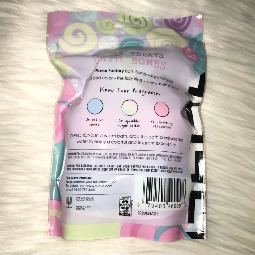 Sweet Treats Cotton Candy Bath Bombs